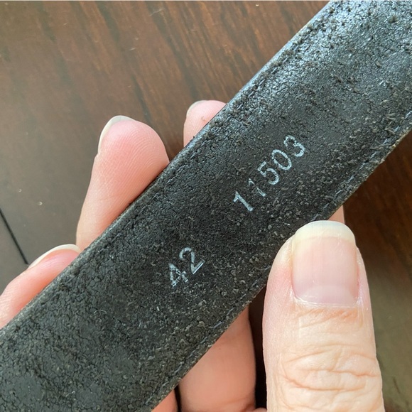 BRIGHTON Black leather LOGAN Onyx belt w/Silver Medallions Golf Scenes Mens 42 - Picture 8 of 11